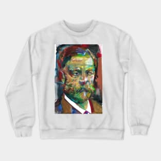 SIGMUND FREUD - watercolor portrait .7 Crewneck Sweatshirt